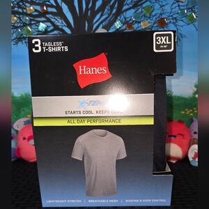 Hanes Men's Light Gray X-Temp T-Shirt